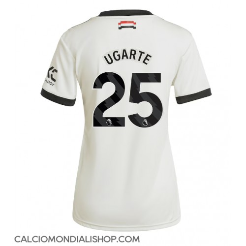 Maglie da calcio Manchester United Manuel Ugarte #25 Terza Maglia Femminile 2024-25 Manica Corta